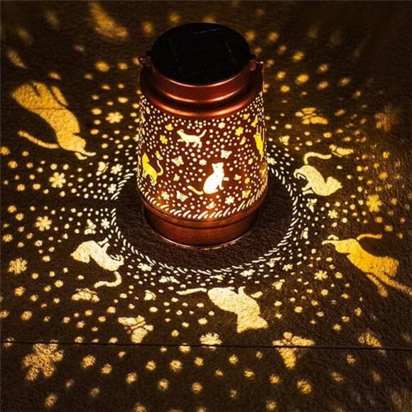 Cat Solar Lanterns Waterproof Hanging Solar Lights Cat Gifts for Women Men - Picture 7 of 7